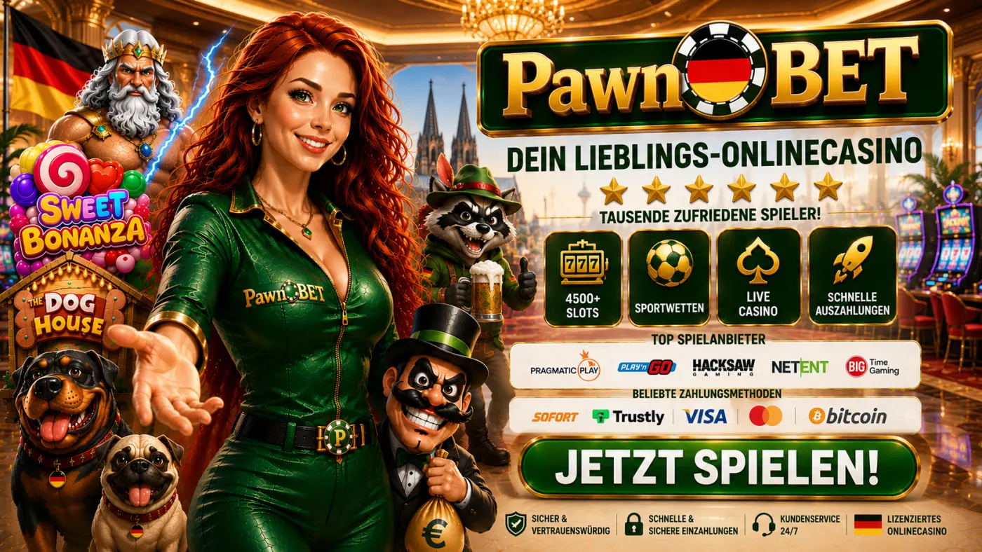 PawnBet Casino — jetzt anmelden und Willkommensbonus sichern